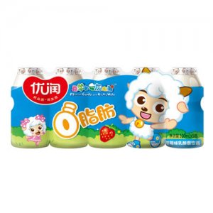 優(yōu)潤乳酸菌飲品草莓味100mlX5