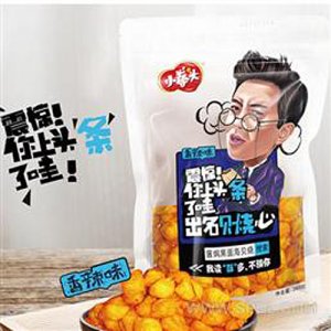 小拳頭醬焗黑面海貝燒香辣味休閑零食