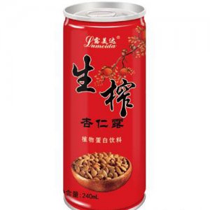 露美達(dá)生榨杏仁露240ml飲品