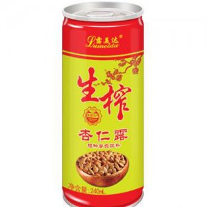 露美達(dá)生榨杏仁露金罐240ml飲品