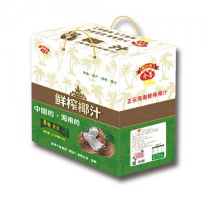 今喜鮮榨椰汁1升手提禮盒箱裝