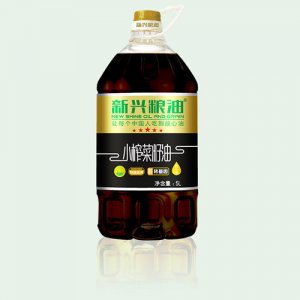 新興糧油小榨菜籽油5L