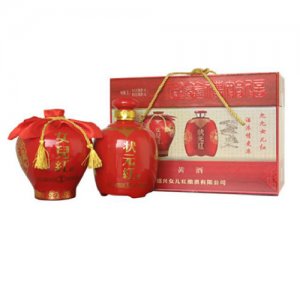 女兒紅狀元紅禮盒對酒1.5Lx2x3