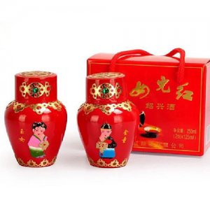 女兒紅喜慶浮雕對酒125mlX2