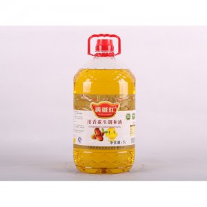 滿疆紅濃香花生調(diào)和油