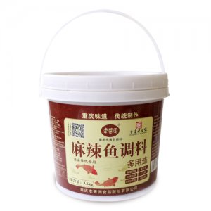李醬園桶裝麻辣魚調(diào)料3.6kg7kg
