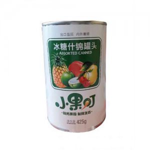 小果叮冰糖什錦罐頭425g
