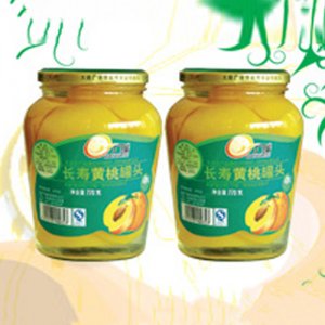 廣瑞長(zhǎng)壽黃桃罐頭
