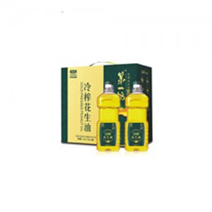 第一坊冷榨花生油禮盒1.8Lx2