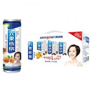 上山果六果核桃240ml×12罐