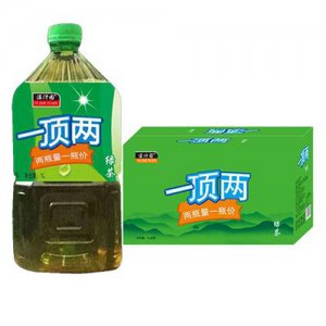 溢汁園一頂兩綠茶1L