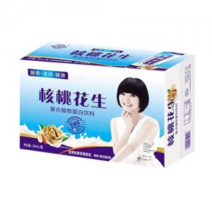 親近福核桃花生復(fù)合植物蛋白飲品低糖型240ml罐