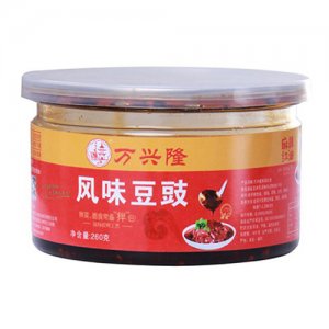萬興隆麻辣紅油風(fēng)味豆豉260g
