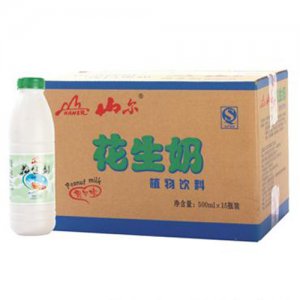 山爾500ml×15瓶果珍鮮花生奶植物飲料
