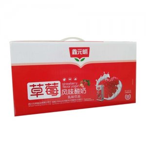 鑫元明草莓風味酸奶乳味飲料