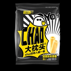 勁力郎大枕頭蛋黃味米果卷