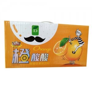 型棟橙酸酸鮮橙味果味飲料