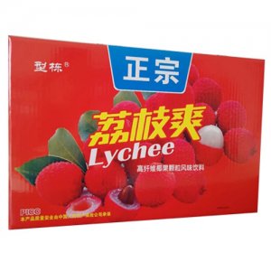 型棟正宗荔枝爽果粒風(fēng)味飲料