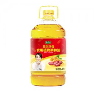 醇U工坊花生濃香食用植物調(diào)和油4L