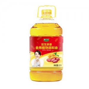 醇U工坊花生濃香食用植物調(diào)和油5L