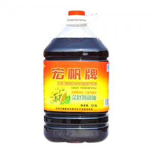 宏帆牌菜籽調(diào)和油12.5L