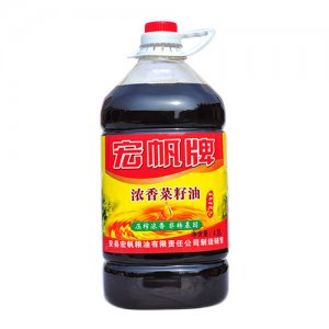 宏帆牌濃香菜籽油4.5L