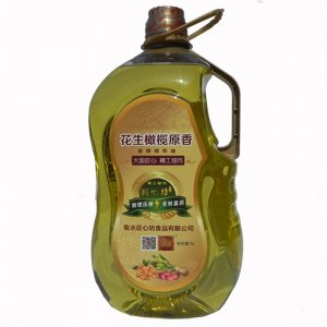 匠心坊花生橄欖原香食用調(diào)和油5L