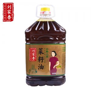 劉家香菜籽油桶裝5L