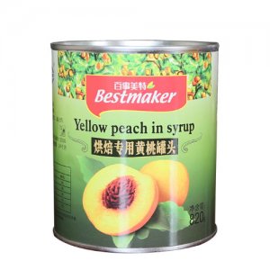 百事美特烘焙專用黃桃罐頭820g