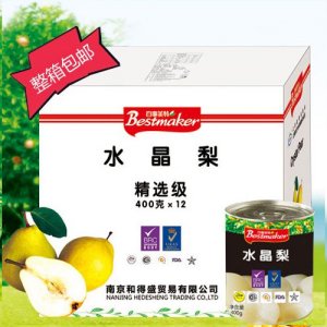 百事美特水晶梨罐頭400g