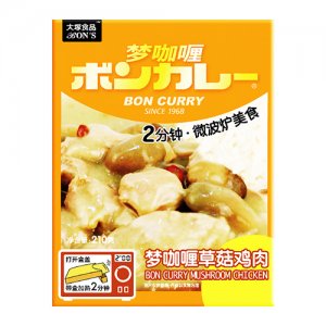 大塚食品夢(mèng)咖喱草菇雞肉
