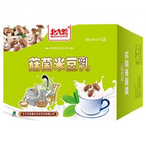 北大荒菇菌米豆乳600mlx12盒