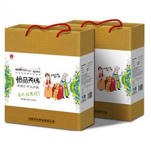 怡品天緣新疆紅棗夾核桃250g黃色禮盒