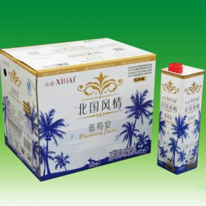 心愛北國風情藍莓汁飲料1LX12
