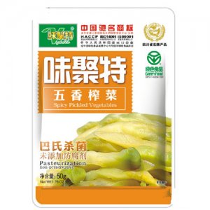 味聚特五香榨菜50g