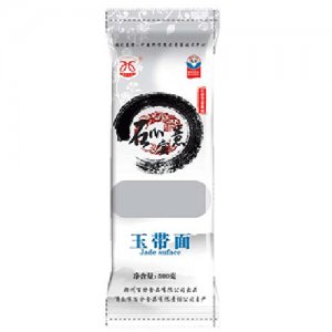 華夏百分石磨掛面心實(shí)意玉帶面