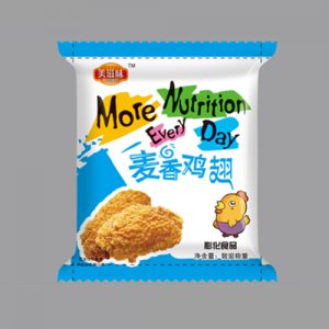 美滋味麥香雞翅膨化食品藍(lán)