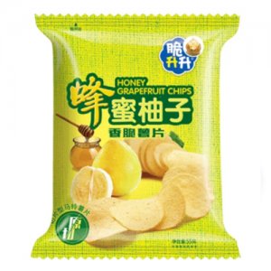 脆升升薯片蜂蜜柚子味55g