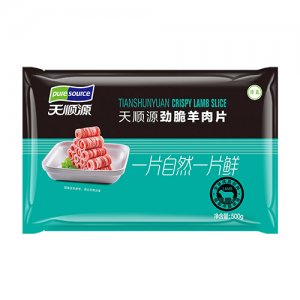 天順源勁脆羊肉片500g