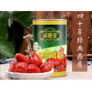 興隆堡糖水草莓罐頭-425g