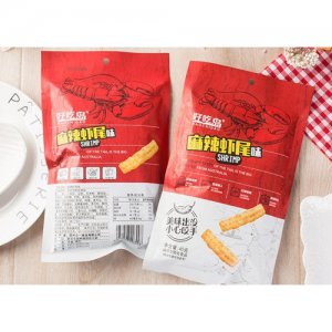 好吃島壓花蝦片麻辣蝦尾味