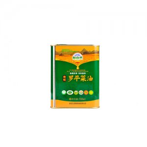 醇自然菜籽油四級(jí)0.75L鐵罐裝
