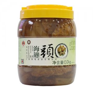 海苑紅頭鹽漬海蜇頭2000g