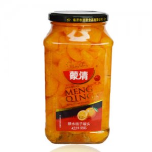 蒙清糖水橘子罐頭880g