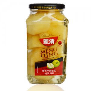 蒙清糖水蘋果罐頭880g