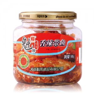 魁牌香辣帶魚罐頭168g