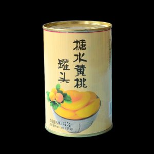好夢元糖水黃桃罐頭425g