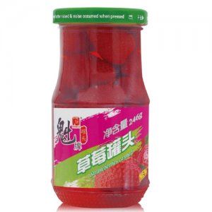 魁牌糖水草莓罐頭246g