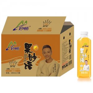 妙暢果妙語益生菌復合果汁480ml（芒果味）