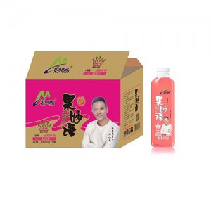 妙暢果妙語益生菌復合果汁480ml（草莓味）